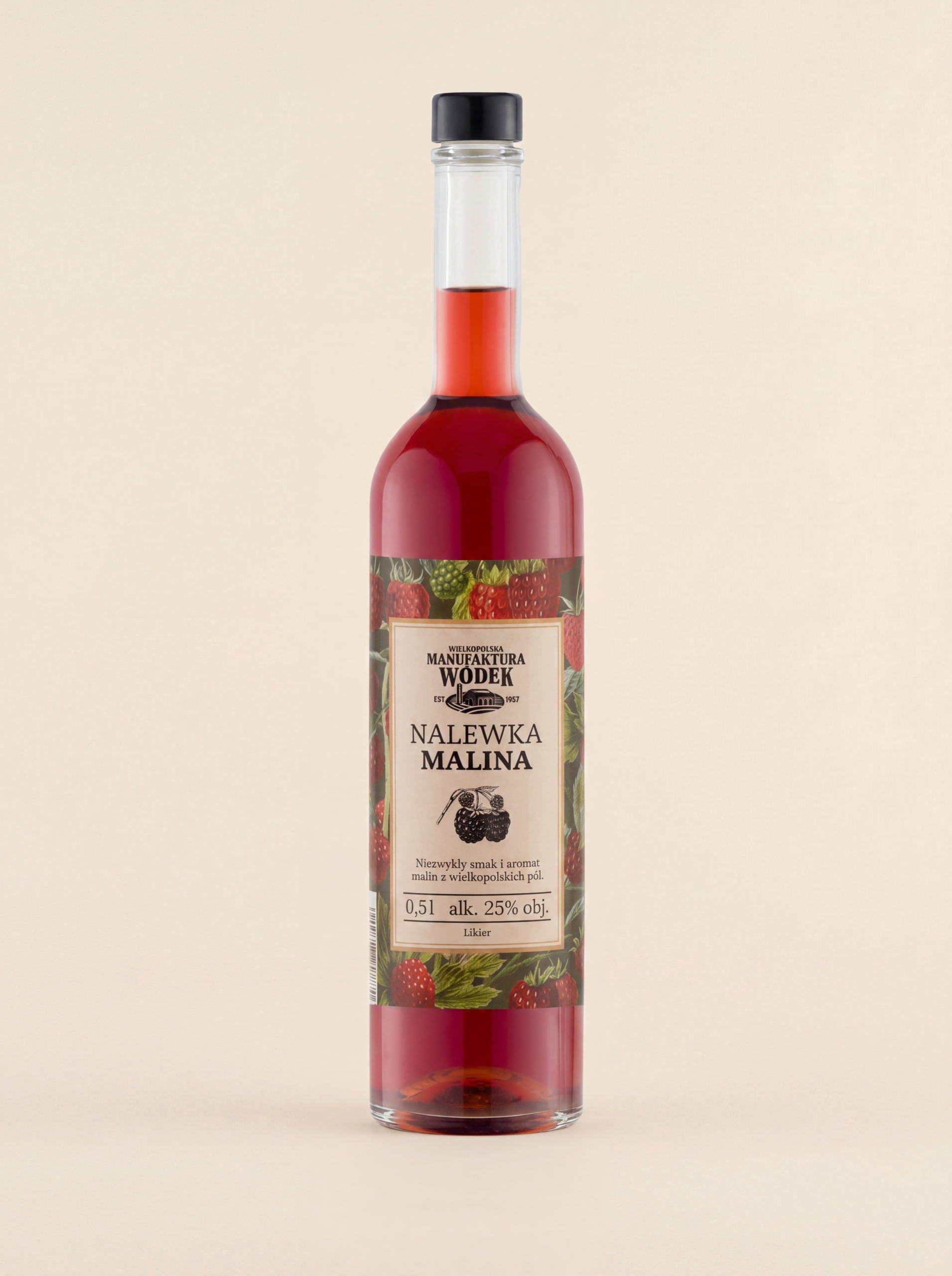 Nalewka Malina - Wielkopolska Manufaktura Wódek