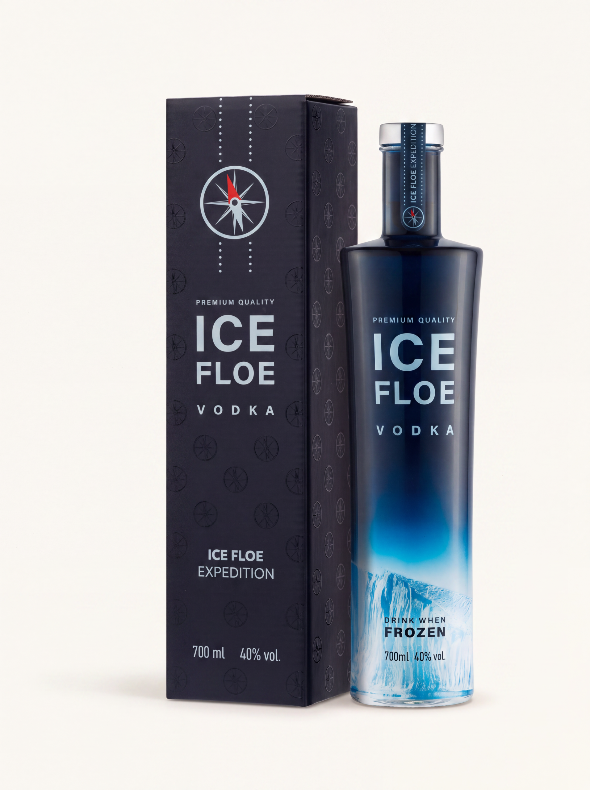 Wódka Ice Floe w kartoniku - Wielkopolska Manufaktura Wódek