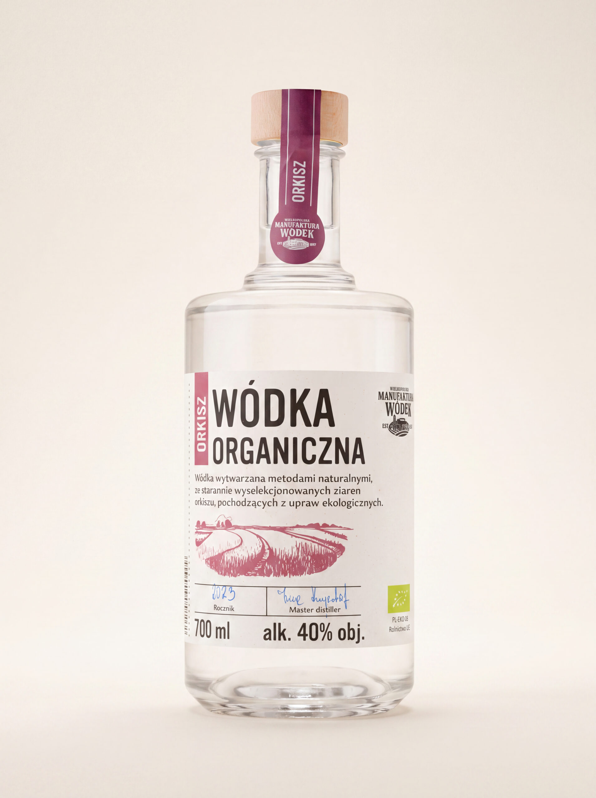 Wódka Organiczna Orkisz - Wielkopolska Manufaktura Wódek